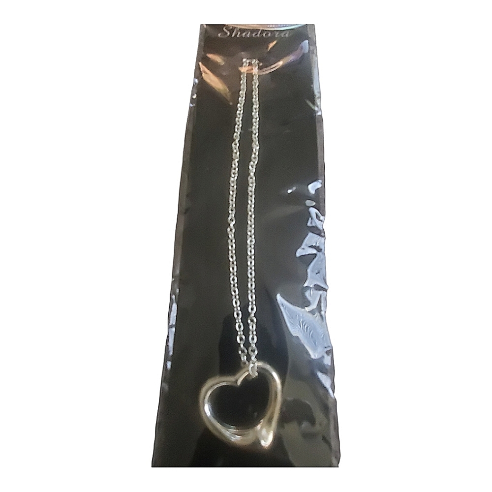 Shadora Silver Heart Necklace